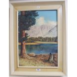 GEORGE MACDONALD FRASER Glencoe, signed, oil Condition Report: Available upon request