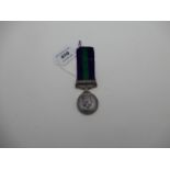 A general service medal with Malaya clasp to 22930006 Fus. W. Forsyth R.S.F. Condition Report: