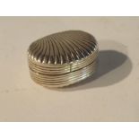 An un-marked white metal vinaigrette, 2.5cm wide (grille loose) Condition Report: Available upon