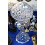 A crystal table lamp Condition Report: Available upon request