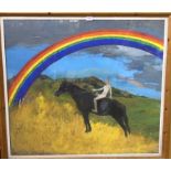 *WITHDRAWN* CAMPBELL SMITH Rainbow Rider, oil on canvas, 90 x 100cm - To be re-entered