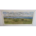 MARION ROBERTS Kalnakill, Wester Ross, signed, watercolour, dated, 2001, 25 x 57cm Provenance -
