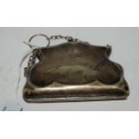 A silver plated purse Condition Report: Available upon request