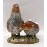 A Beswick group of a pair of partridge, model 2064 Condition Report: Available upon request