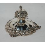 A silver inkwell in rococo style, rubbed Sheffield marks Condition Report: Available upon request