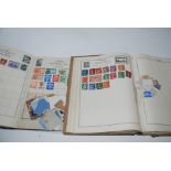 Two albums of various stamps and Glasgow Herald supplement Condition Report: Available upon request