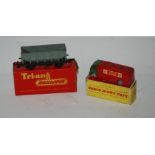 A collection of Triang wagons and other accessories, Dublo Dinky 070 Mercury Tanker etc Condition