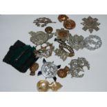 A collection of military badges, buttons and collection of patches etc Condition Report: Available