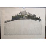 WILLIE RODGER Stirling Castle, signed, woodcut,9/25, (19)74, 64 x 90cm Condition Report: Available