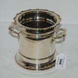 A silver plated wine cooler Condition Report: Available upon request