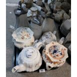 Antique pottery teapots, jugs etc Provenance - The Estate of the late Tom H. Shanks RSW, RGI, PAI (