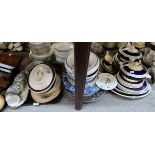 Assorted tablewares including Crown Ducal, a Royal Doulton nursery plate etc Provenance - The Estate
