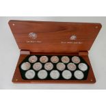 The Perth Mint Sydney 2000 Olympic silver coin collection, sixteen coins, 32gms each Condition