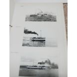 Two albums of black and white images of ships etc Provenance - The Estate of the late Tom H.