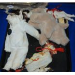A tray lot including soft toys etc Provenance - The Estate of the late Tom H. Shanks RSW, RGI,