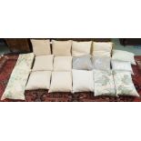 Seventeen scatter cushions (17) Condition Report: Available upon request