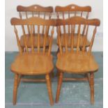 Four kitchen chairs (4) Condition Report: Available upon request