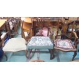 Three mahogany armchairs (3) Condition Report: Available upon request