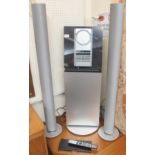 A Bang and Olufsen Beosound 3000, with remote control and twin speakers (4) Condition Report: