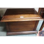 A mahogany coal box Condition Report: Available upon request