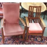 A Parker Knoll armchair and another armchair (2) Condition Report: Available upon request