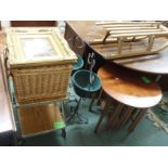 A sledge, wicker basket, trolley etc Condition Report: Available upon request