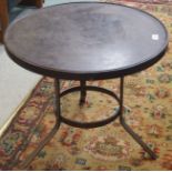 A bakelite circular occasional table Condition Report: Available upon request