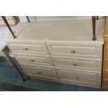 A modern six drawer chest Condition Report: Available upon request