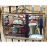 A gilt wall mirror, occasional table and a sofa table (3) Condition Report: Available upon request