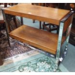 A mid Century teak and chrome metamorphic table Condition Report: Available upon request