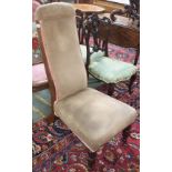 A Victorian rosewood nursing chair Condition Report: Available upon request