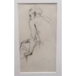 SCOTTISH SCHOOL Male study, pencil, 31 x 16cm and five others (6) Condition Report: Available upon