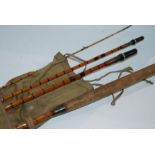 Six various fishing rods including Hardy, J Somers and Mcleod examples Condition Report: Available
