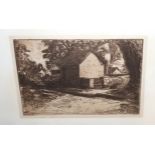 GORDON MURRAY The Sty, signed, etching, 19 x 26cm and four others (5) Condition Report: Available