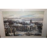 IAN CAMPBELL Winter, signed, watercolour, 37 x 54cm and three others (4) Condition Report: Available
