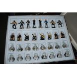 A Star Trek chess set in original box, Star Wars example (incomplete) and various chess sets and