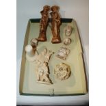 Various resin Chinese figures etc Condition Report: Available upon request