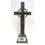 A model of St John's Cross, Iona on Iona marble plinth base, 20cm high Condition Report: Available