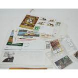 A collection of cigarette cards and postcards Condition Report: Available upon request