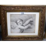 CONTINENTAL SCHOOL Head of a putto, pencil, 17 x 22cm Provenance Kinross House lot 280, 30 March