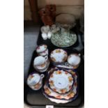 Crown Bone china teawares, Royal Doulton Persian bowl, plate and vase and other items Condition