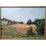 ANDERSON B ROBERTSON Country landscape, signed, oil on canvas, dated, (19)85, 76 x 106cm Condition