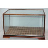 A glass display case, 44 x 28cm Condition Report: Available upon request