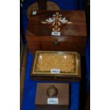 Three various decorative boxes (3) Condition Report: Available upon request