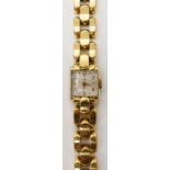 A gold plated Art Deco style ladies Tudor watch Condition Report: Available upon request