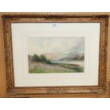 WILLIAM MILLER Colintraive, signed, watercolour, dated, 1934, 26 x 38cm Condition Report: