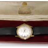 A 9ct gold Gents Garrard Automatic watch circa 1975 Condition Report: Available upon request