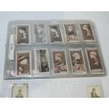 A collection of cigarette cards including Players Wills etc Condition Report: Available upon