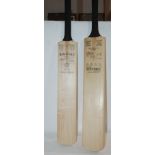 Two modern cricket bats and collection of cigarette card albums Condition Report: Available upon