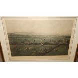 MAJOR GODFREY DOUGLAS GILES The Belvoir Hunt, signed, lithographs, 50 x 72cm (4) Condition Report: